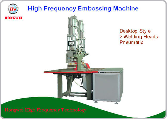 Single Head Pvc Plastic Welding Machine , Automatic Welding Machine 2 Side Slides Contruction