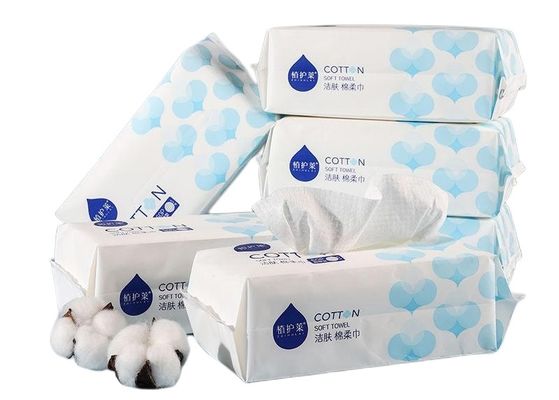 De coton automatique de tissu facial de pliage de machine chaîne de production molle de tissu de coton de textile tissé non